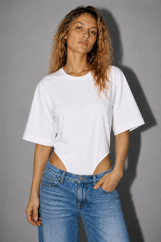 L'Eclat Édition 01 / Loose Fit Tee Bodysuit
